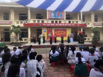 Trường thcs Bảo Thành tổ chức hội diễn văn nghệ chào mừng kỷ niệm 42 năm ngày NGVN( 20/11/1982-20/11/2024)